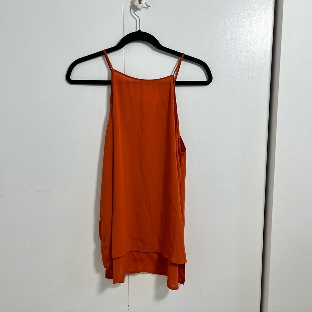 Lush tank top blouse - orange